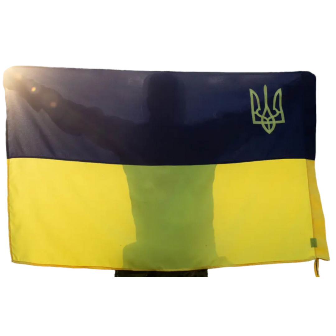 Прапор України з гербом 150х90 см Kirasa (Арт.KI305) - Зображення 5